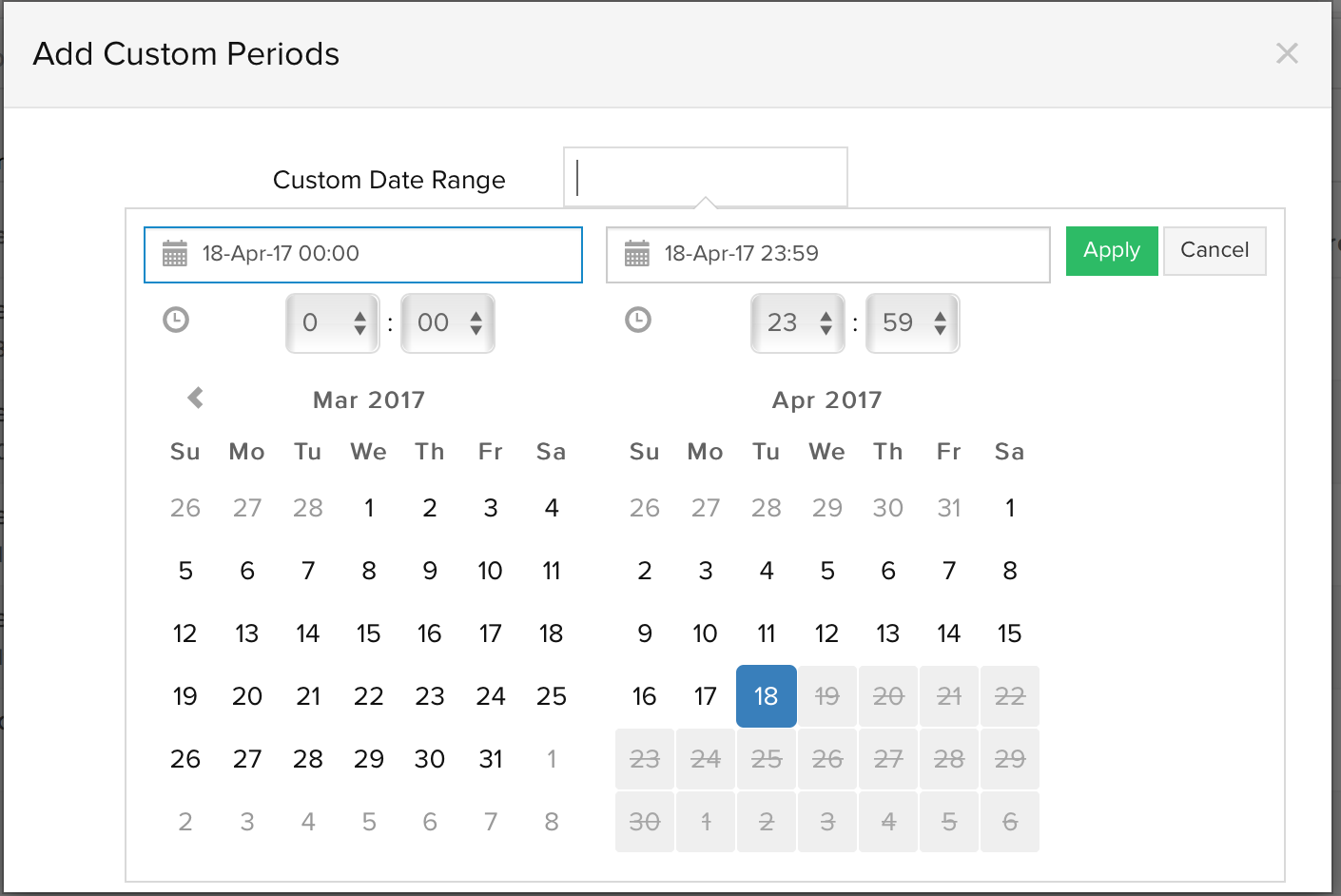 Custom calendar