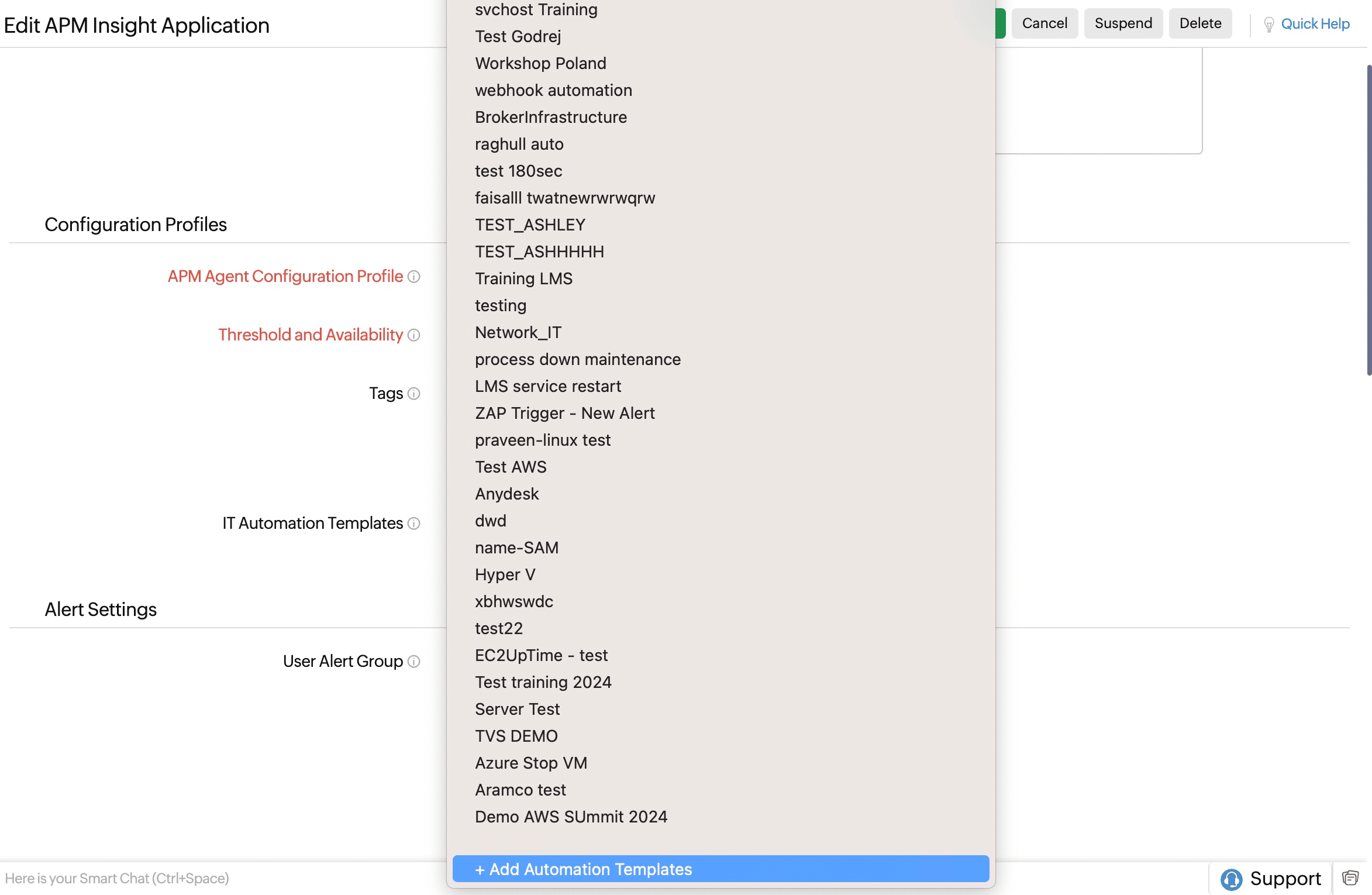 add automation template
