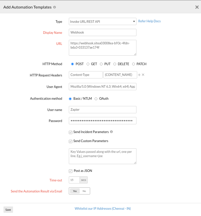 add it automation templates
