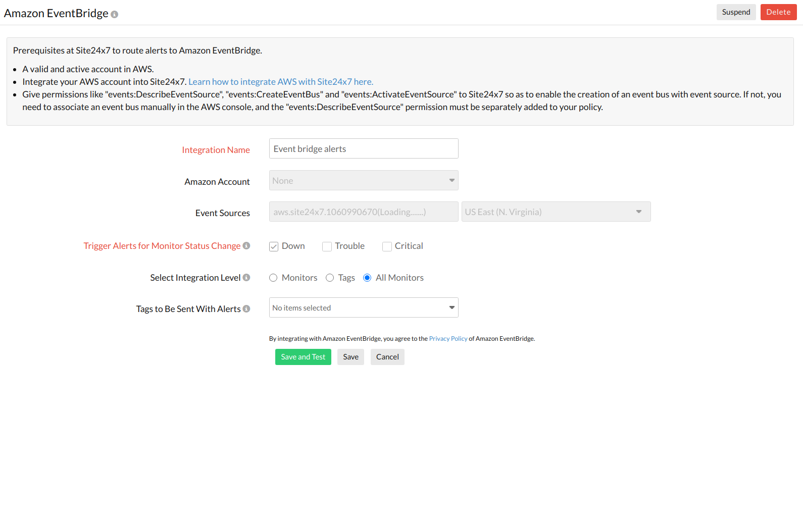 amazon-eventbridge-integration amazon eventbridge integration