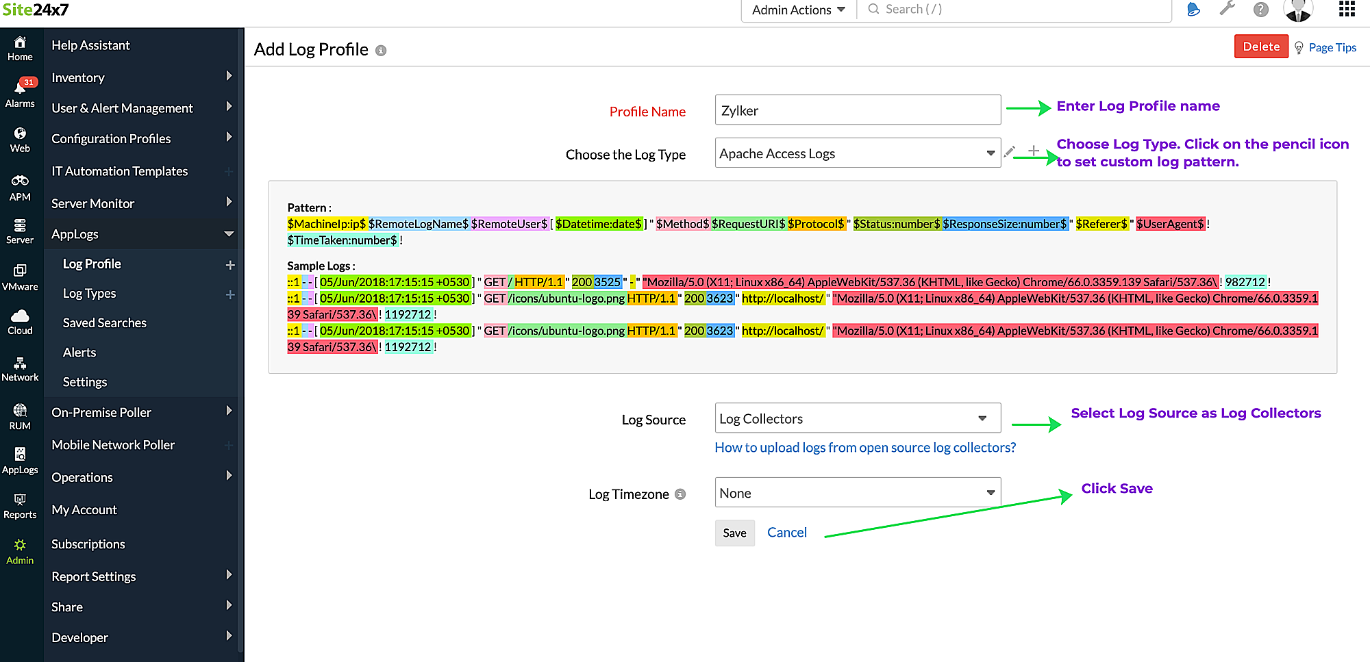 applogs logstash