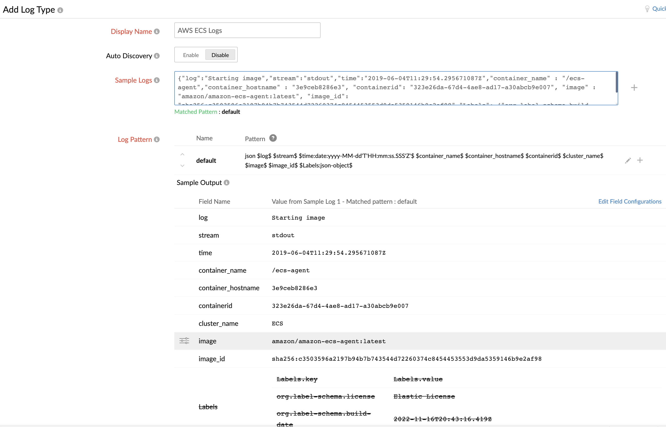 aws-ecs-logtype aws ecs logtype