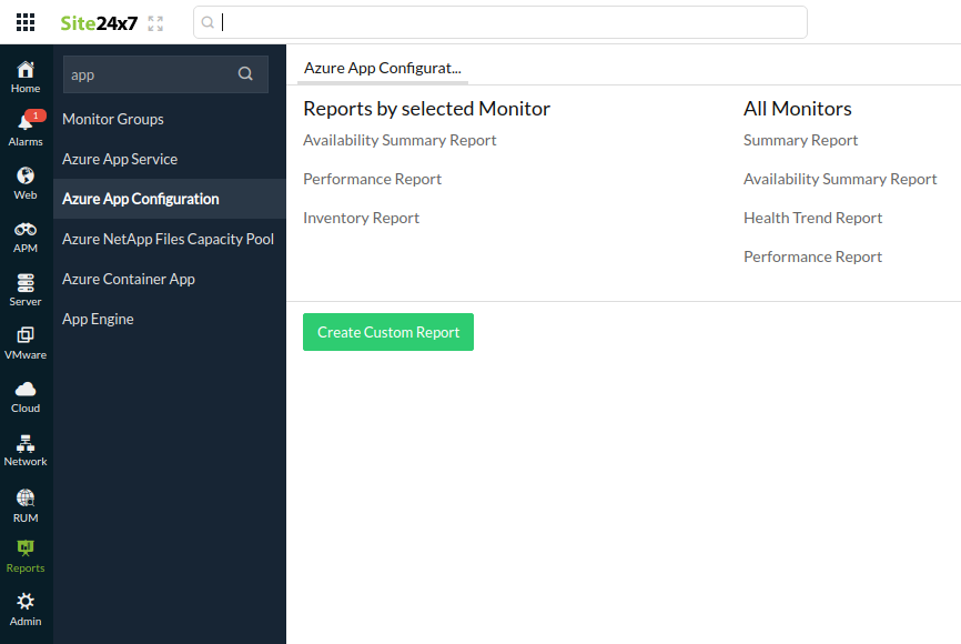 azure-app-config-report azure app configuration report