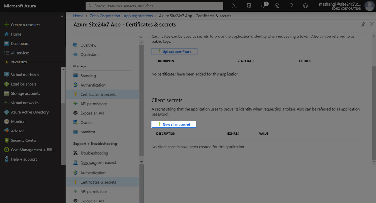 Providing the Necessary Permissions to the Custom App