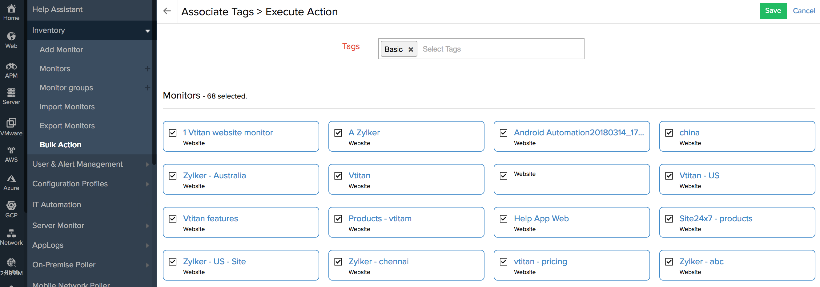 bulk associate tags