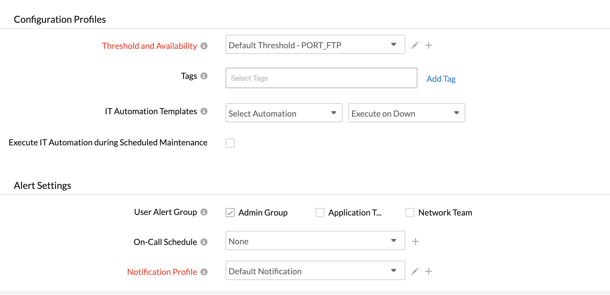 configuration profiles ftp server