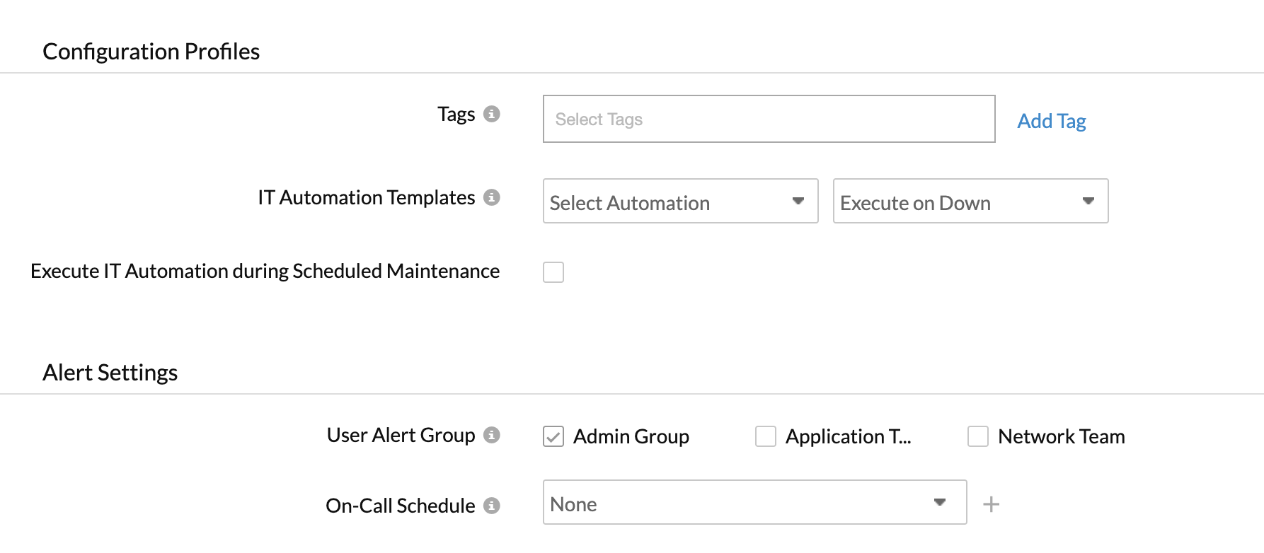 configuration profiles rbl monitor