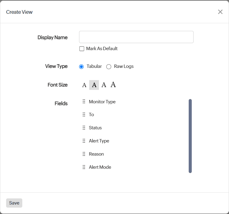 create view