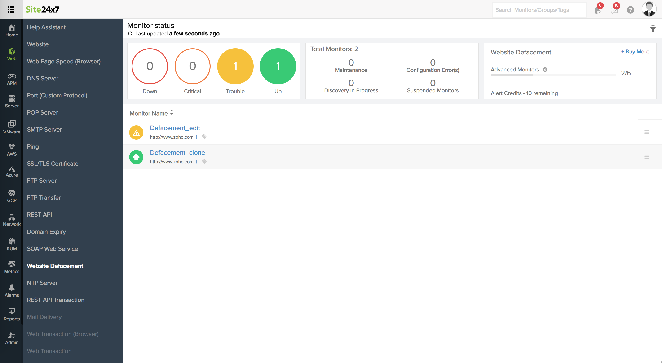 defacement-monitoring-metrics-dash defacement monitoring metrics dash