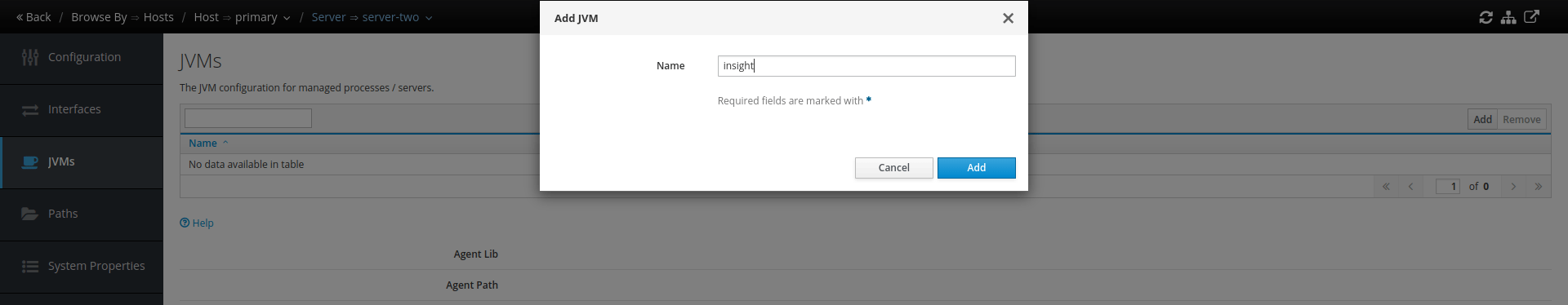 desired name jvm