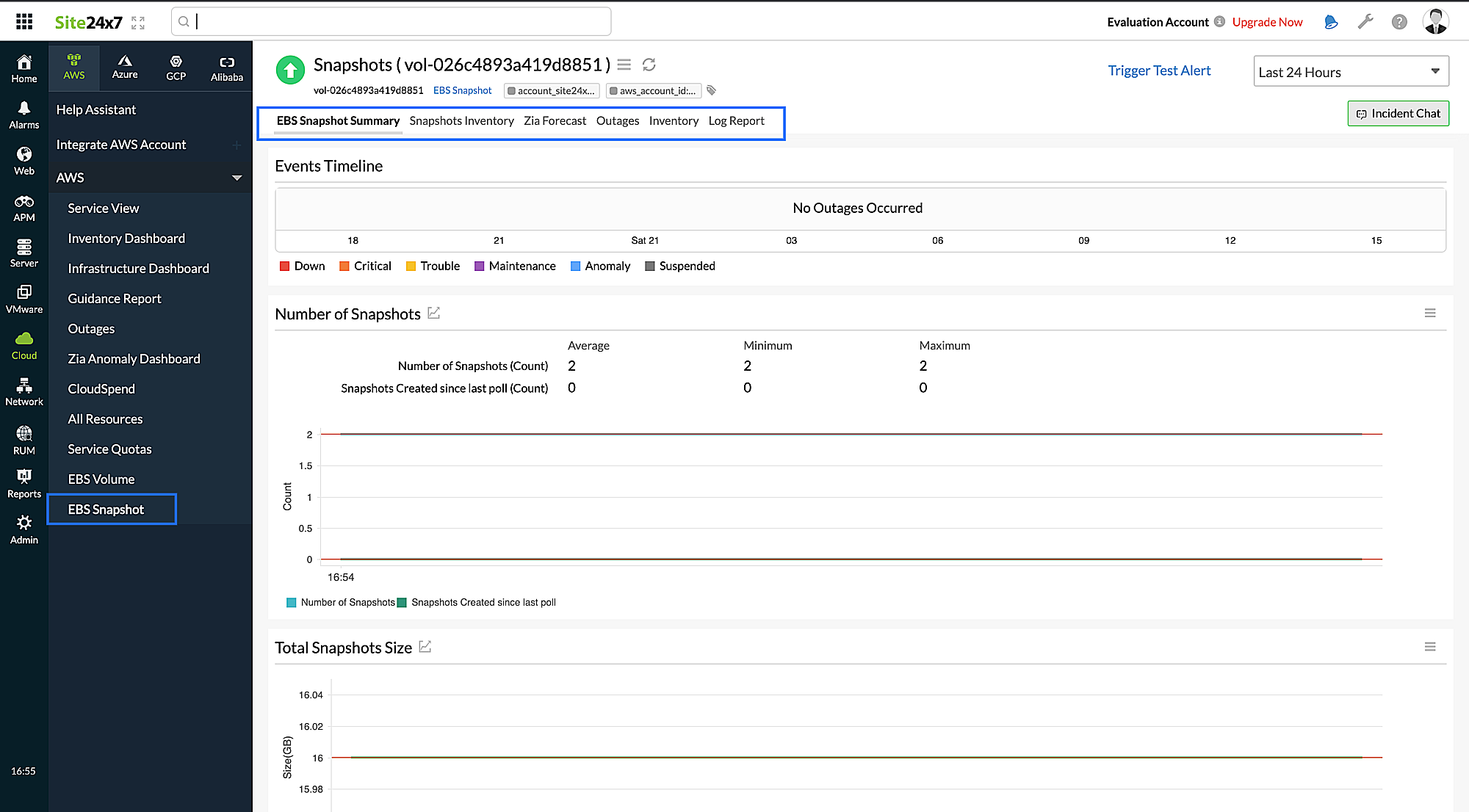 ebs snapshot integration