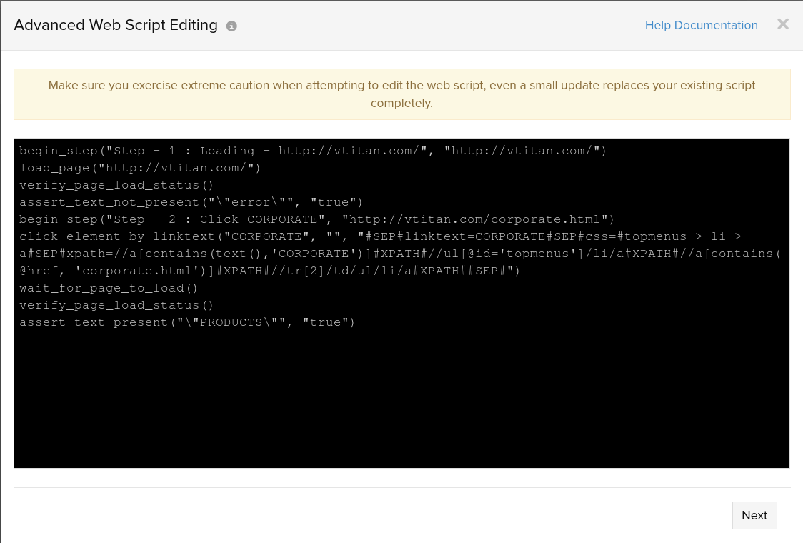 edit webscript