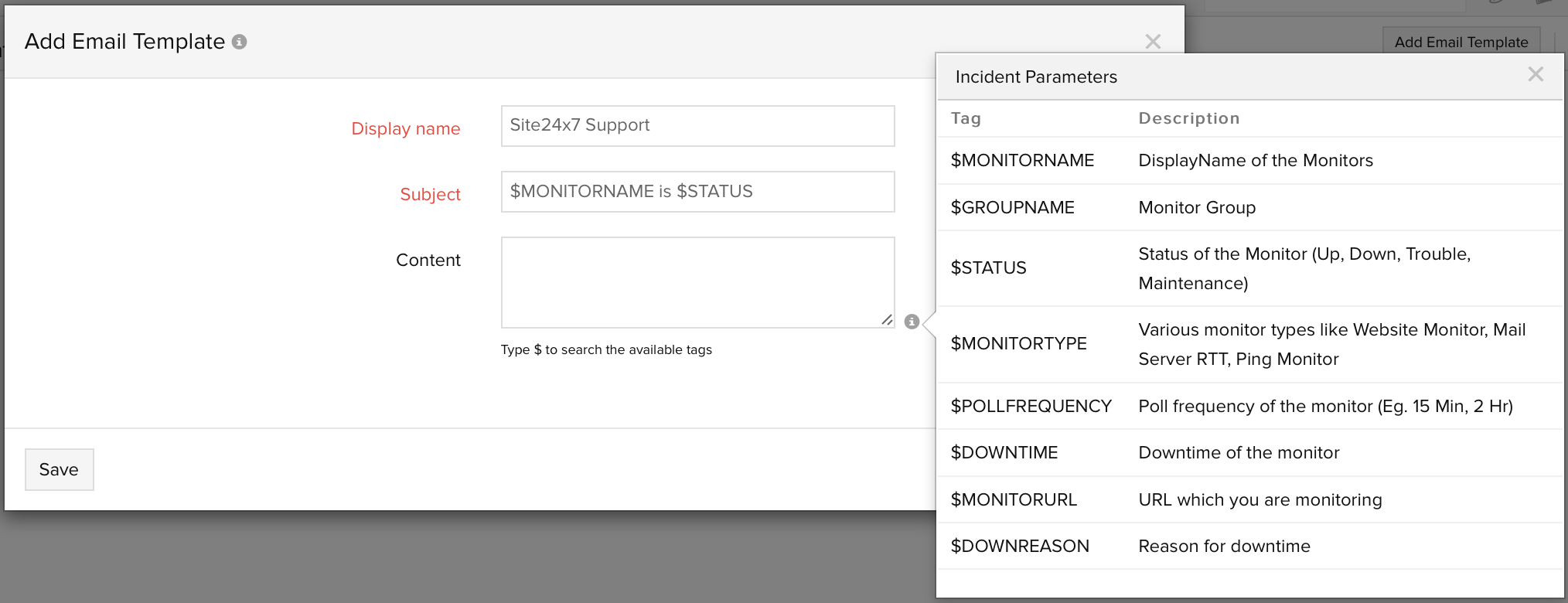 Email Template For Shadowing