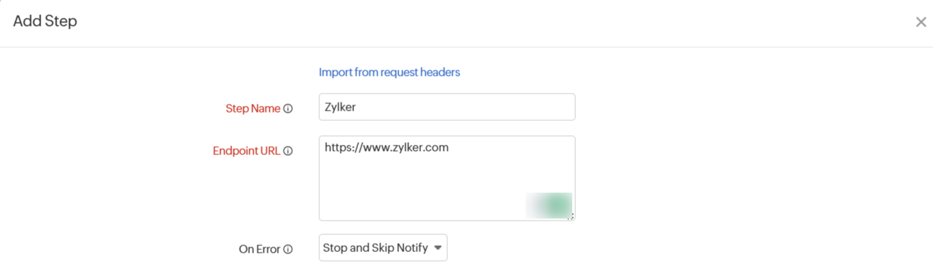 REST API Transaction Add Step REST API Transaction Add Step