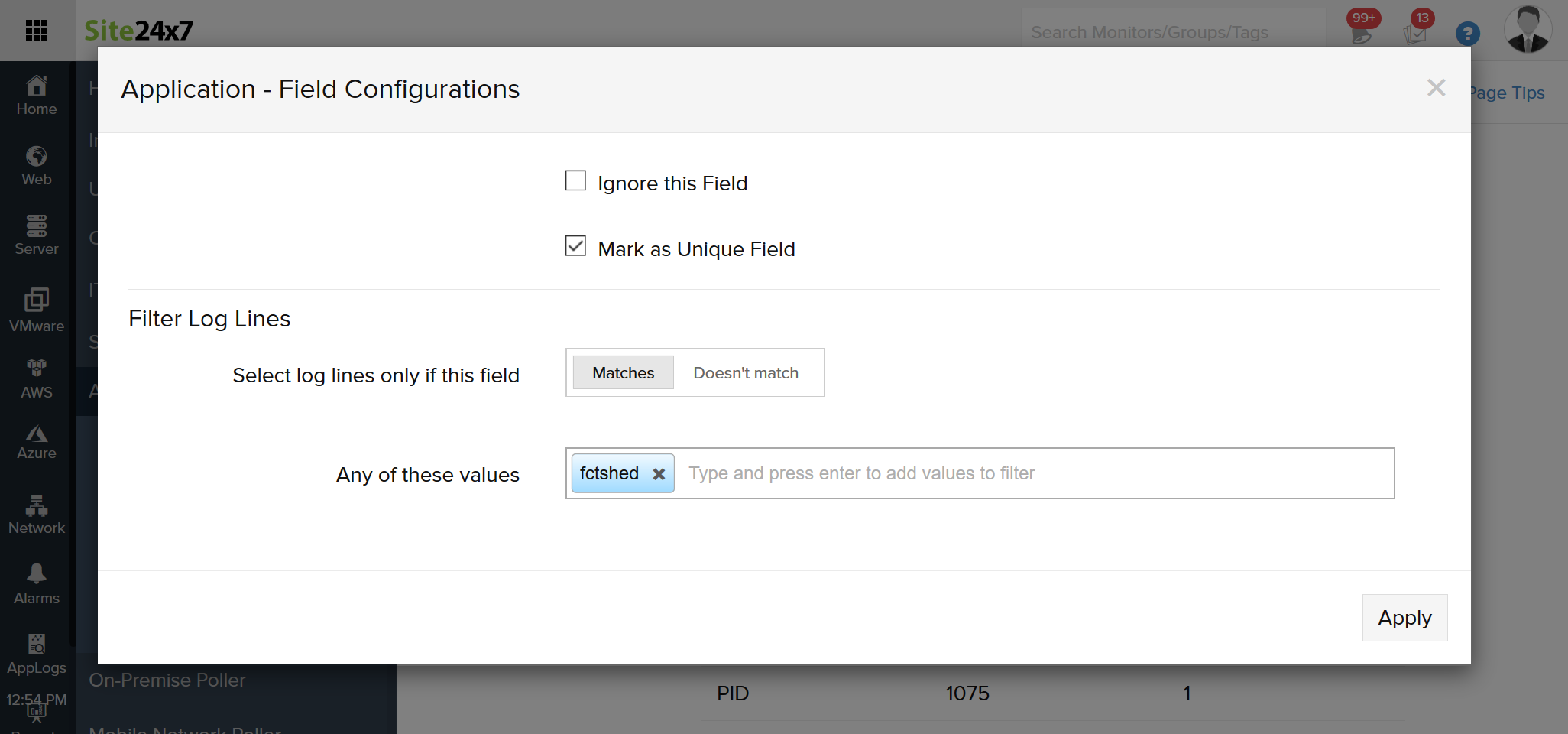 field-configuration-filter