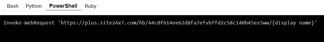 hb push data powershell