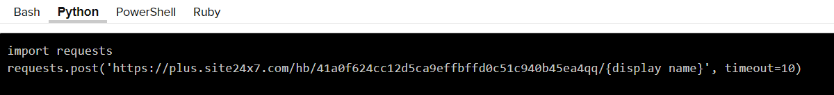 hb push data python
