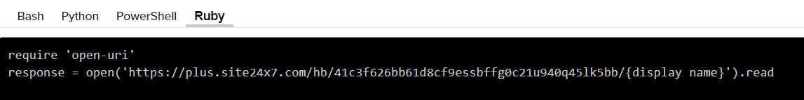 hb push data ruby