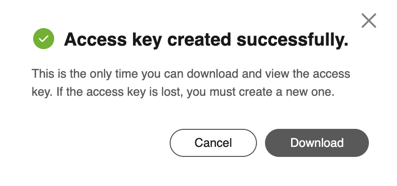 Access key download