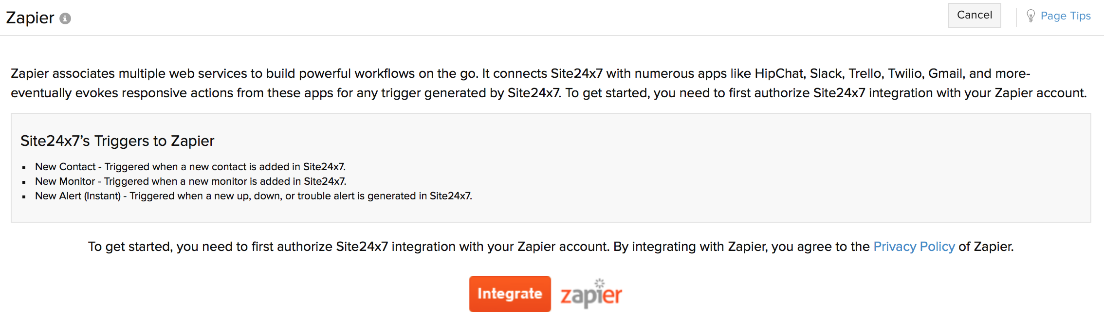 integr zapier