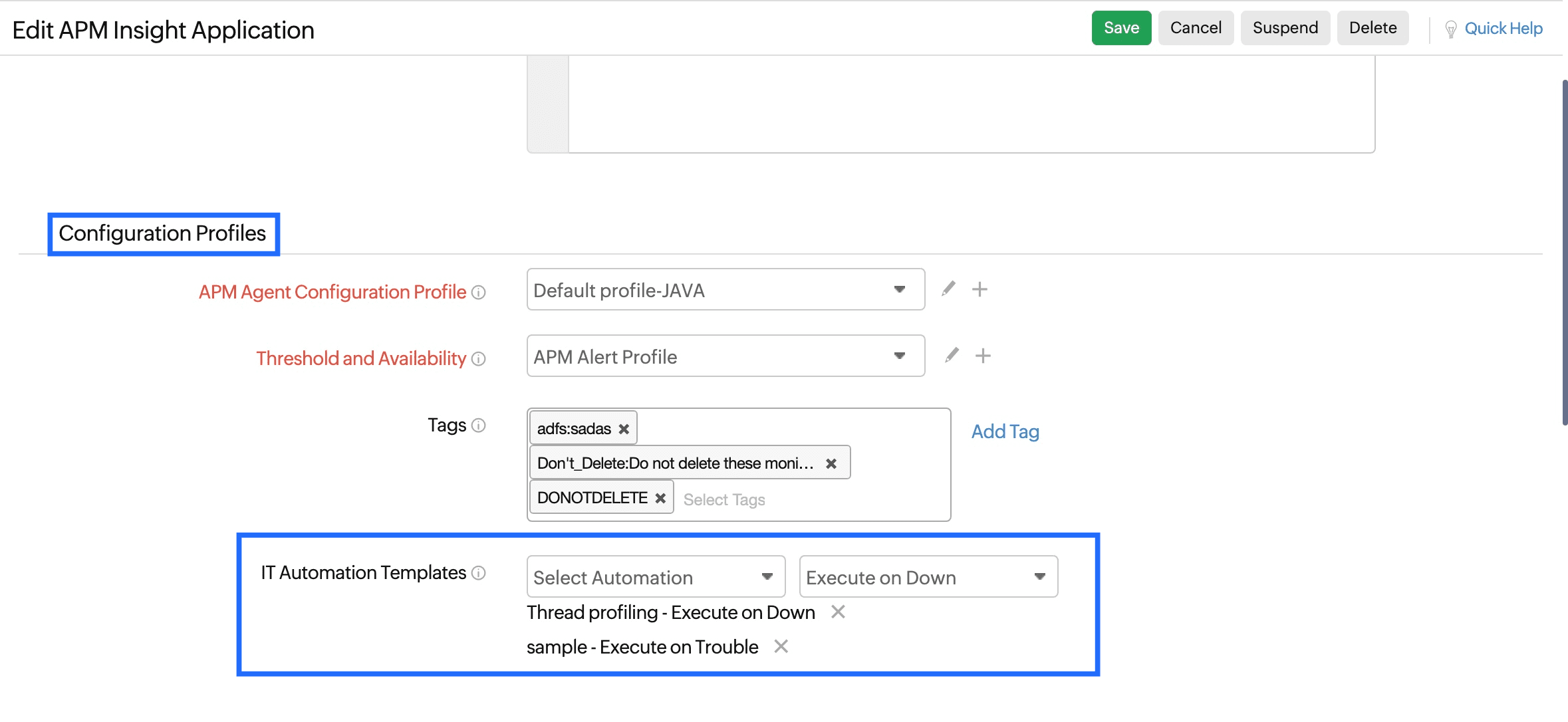 it automation templates