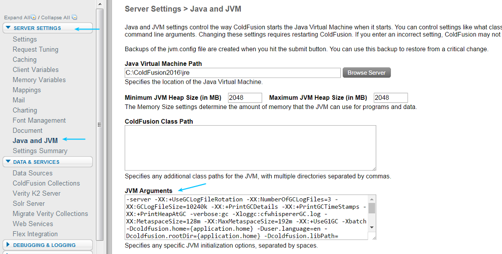 Install APM insight Java agent in ColdFusion