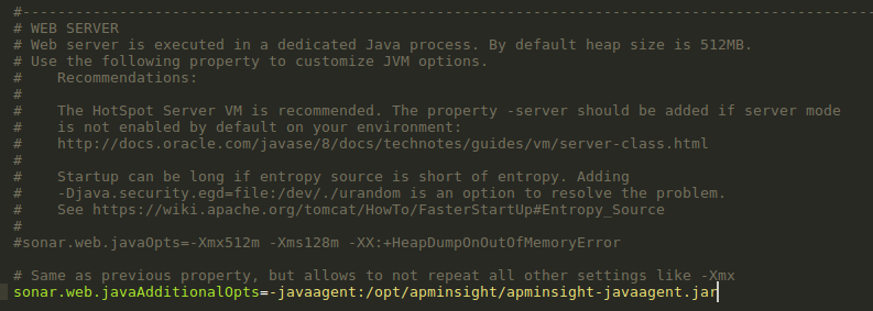 Install Java agent in Sonarqube