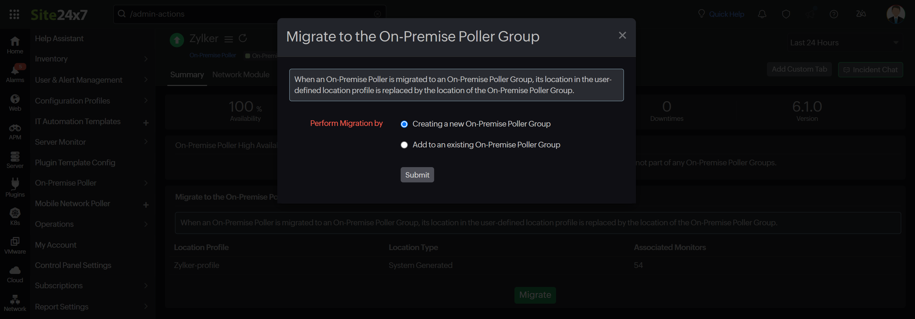 Migrating On Premise Poller form