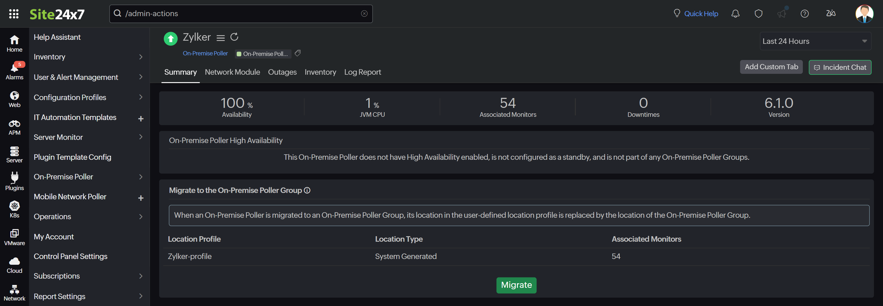 Migrating On Premise Poller