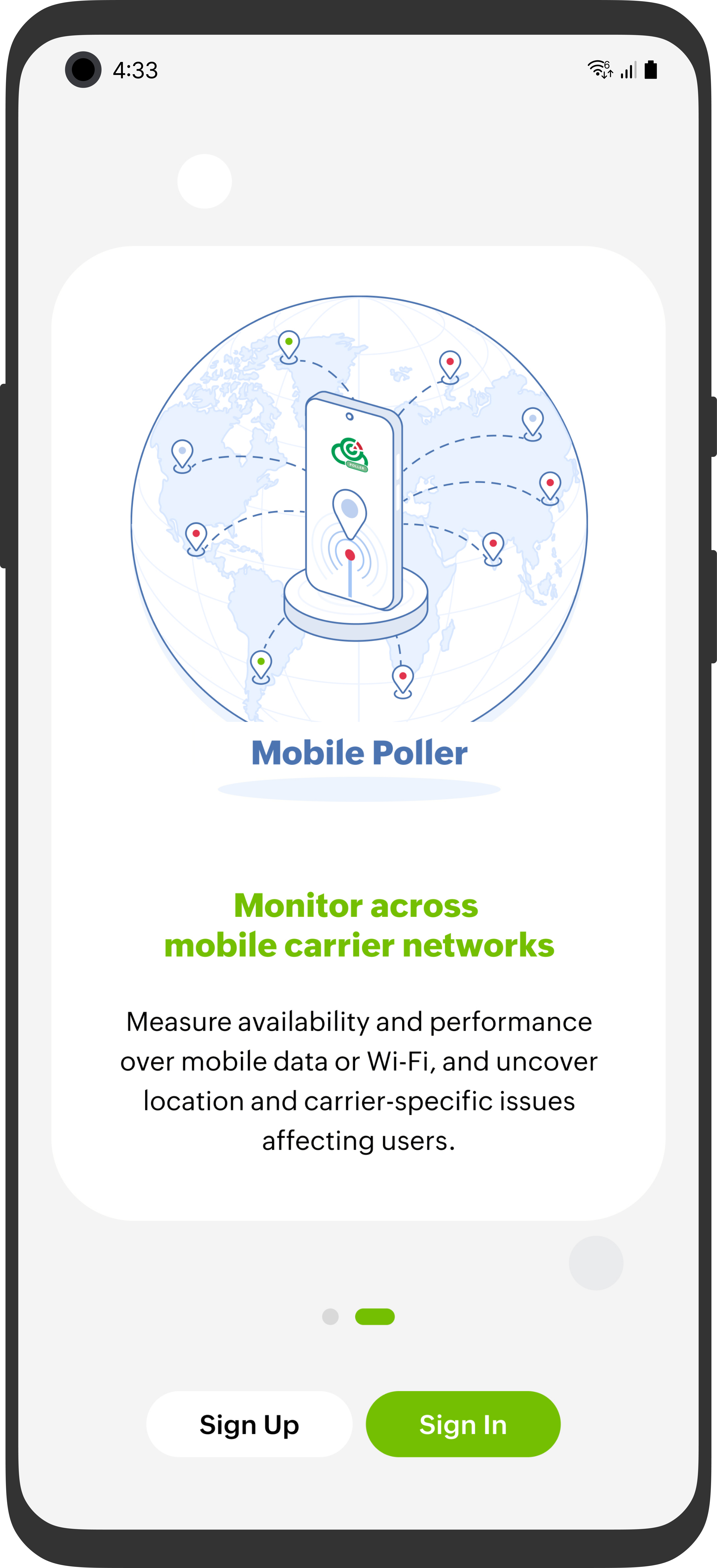 Mobile Poller Screen Mobile Poller Screen