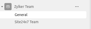 msteams channel site24x7