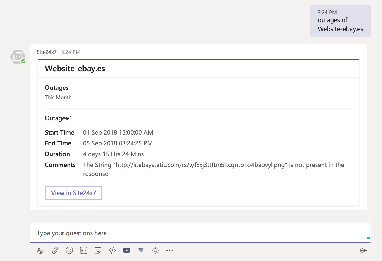 outages-bot outages bot