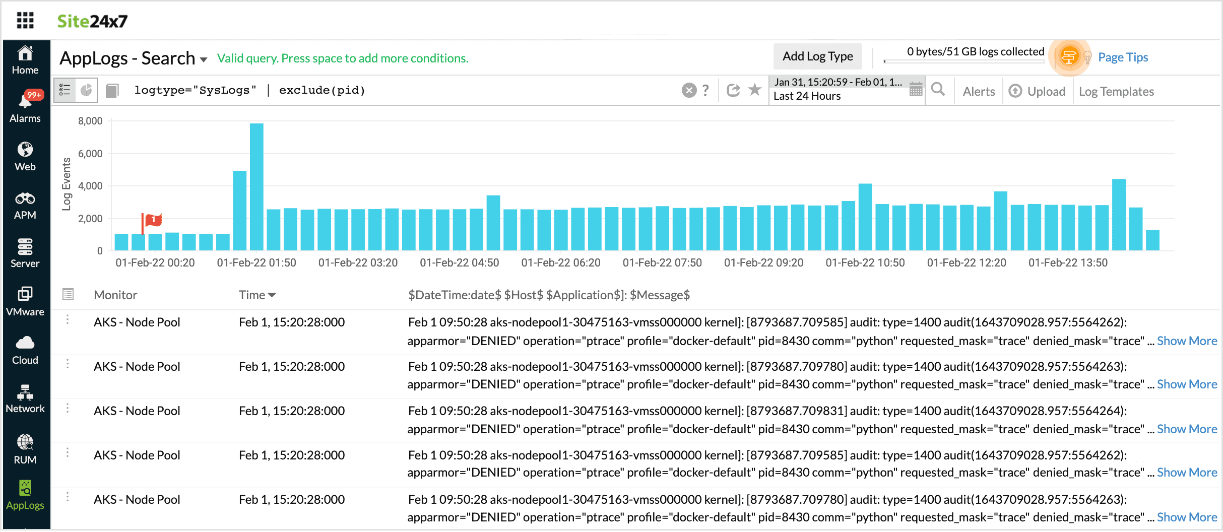 Exclude query