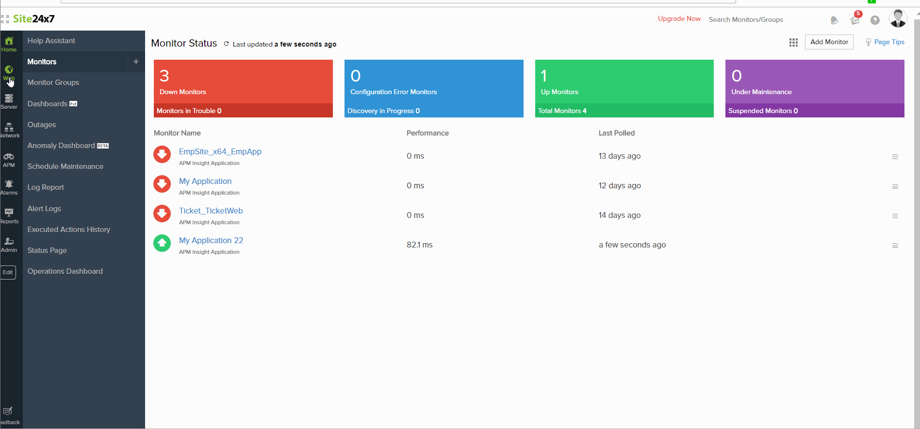 service maps1 Application dependency maps