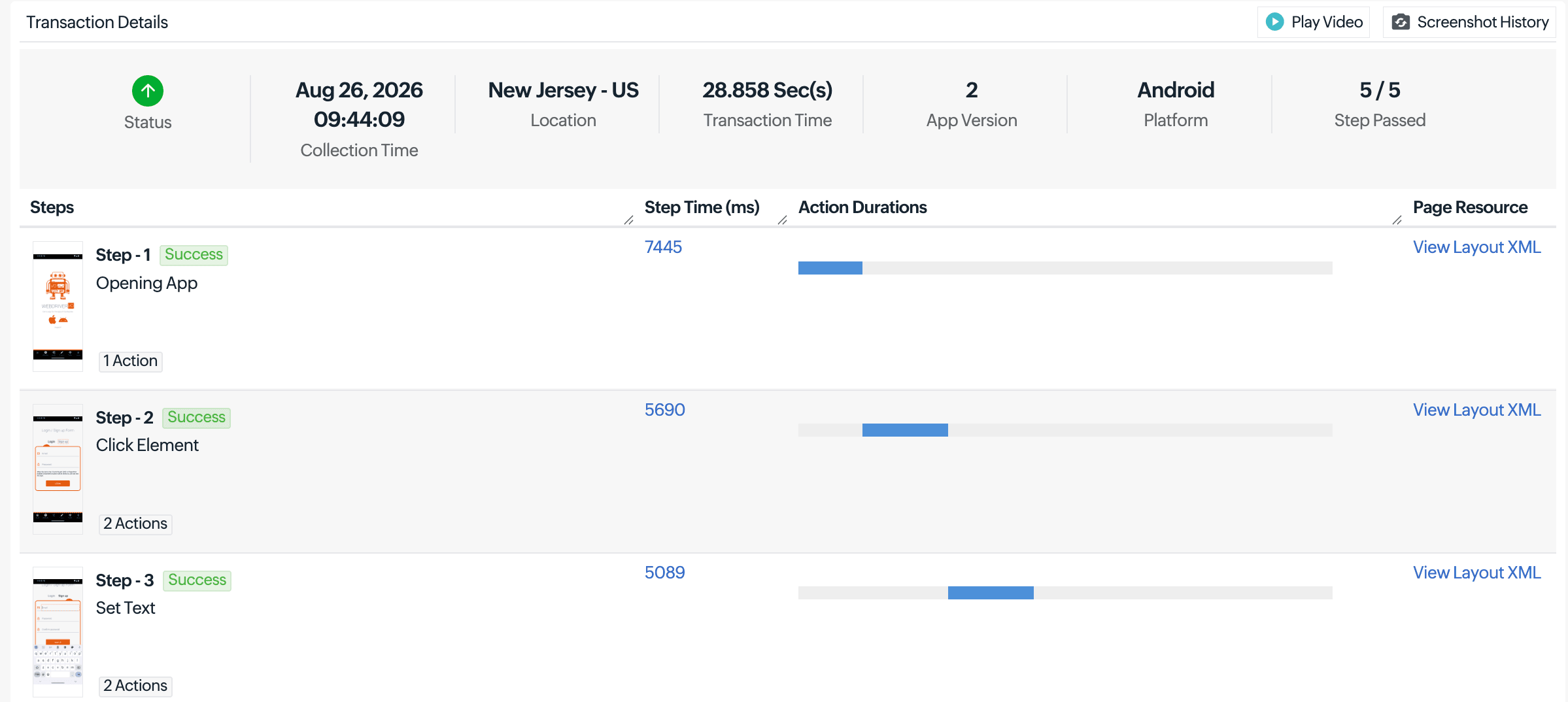 Transaction Details Transaction Details