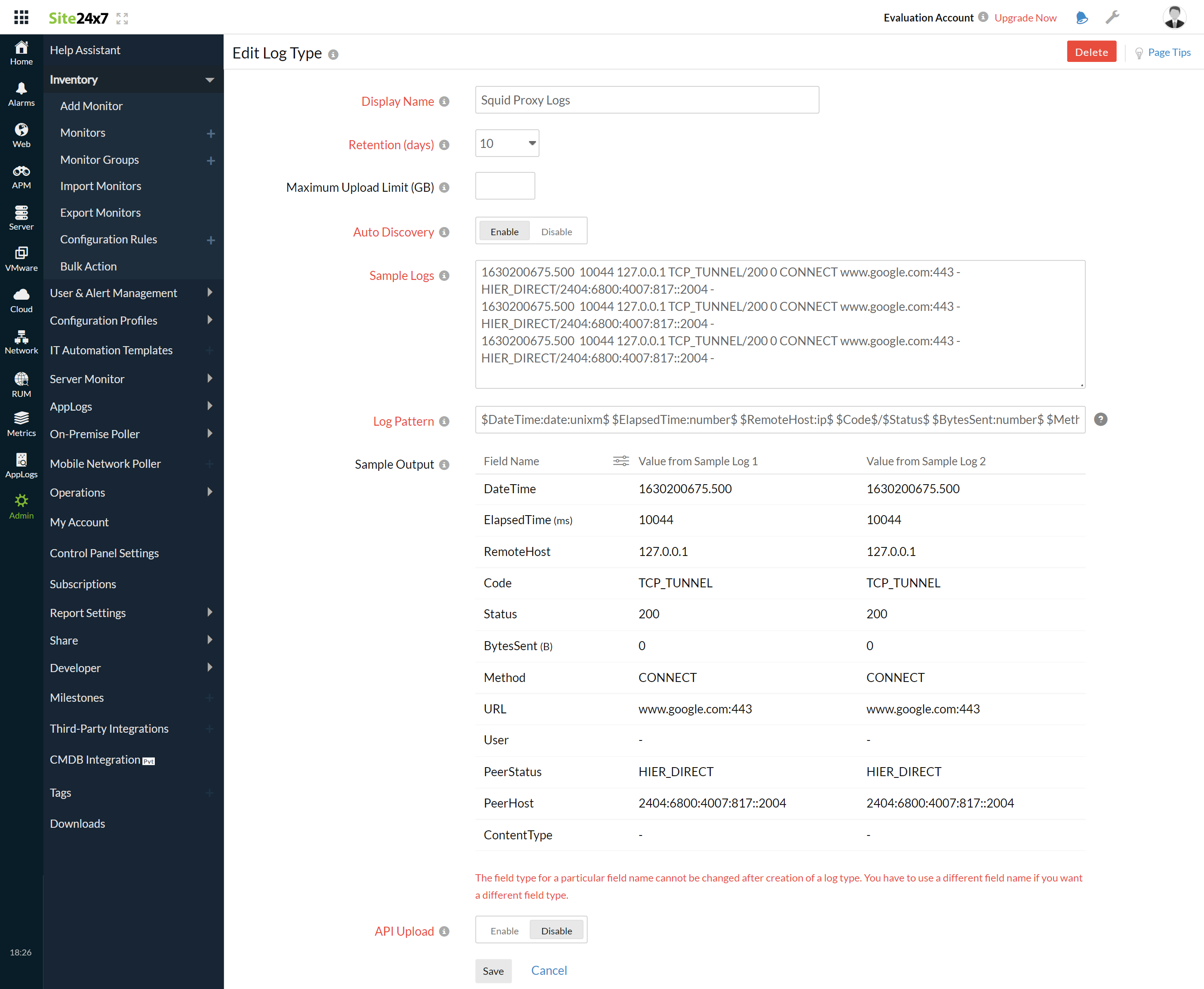 squid proxy logs edit log types
