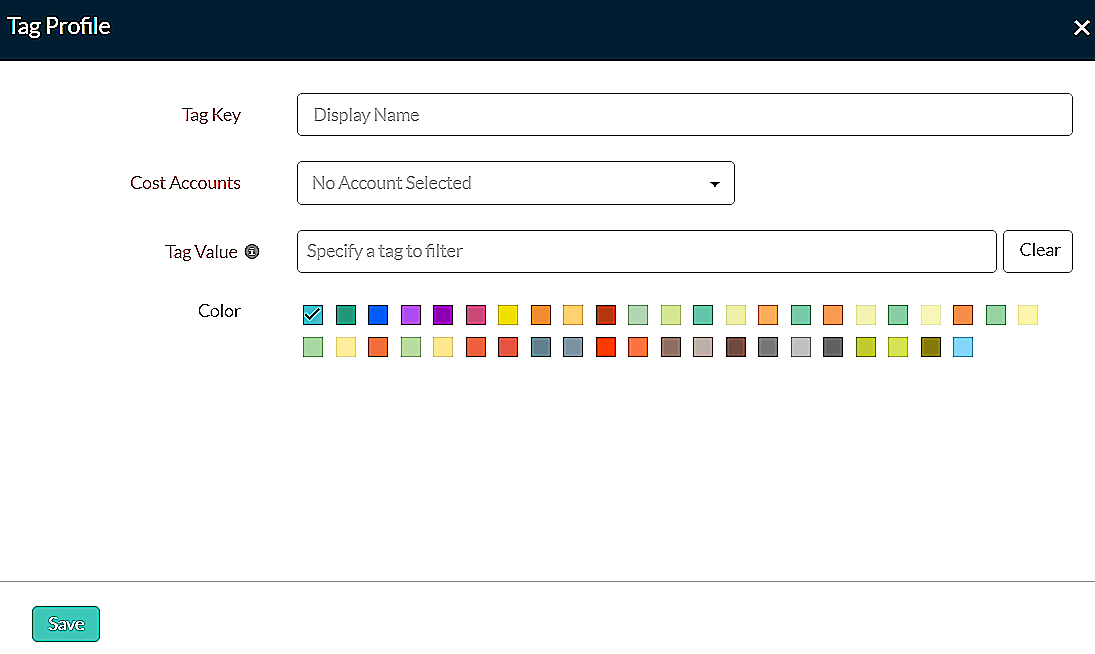 create a tag profile