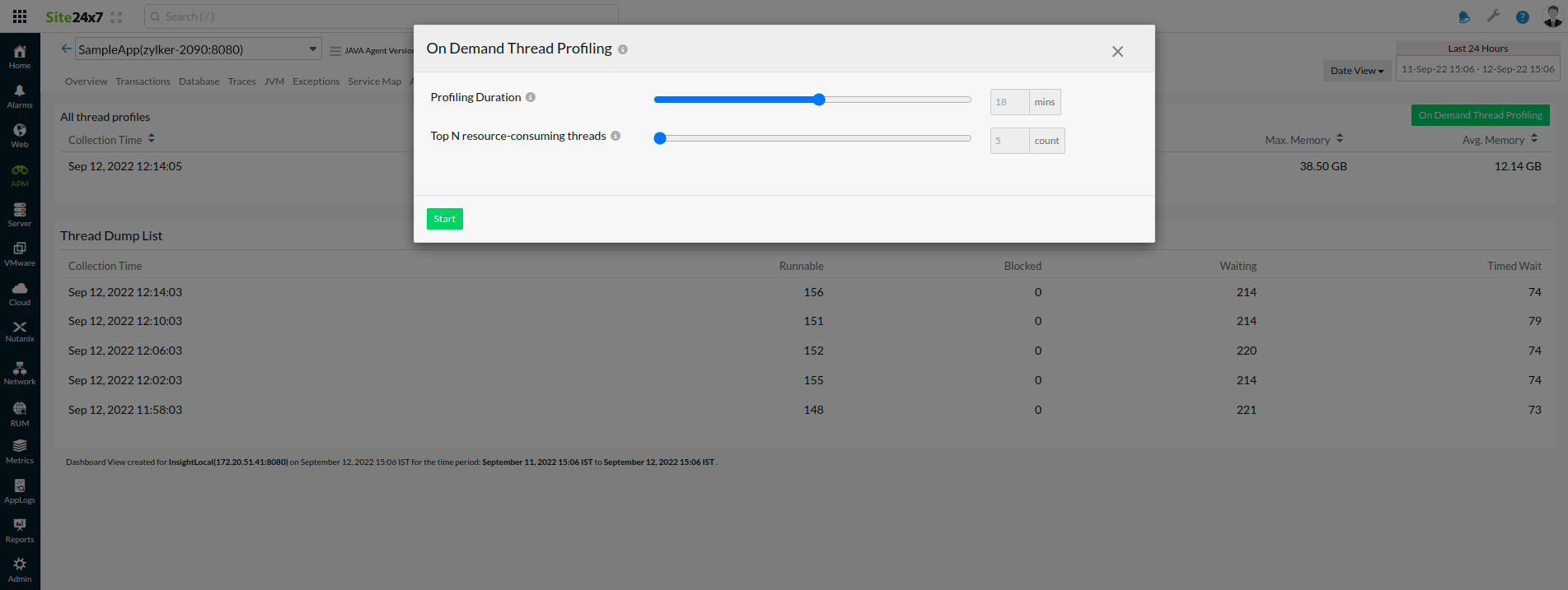 top-n-resource-consuming-threads Top N resource consuming threads